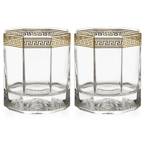 versace whisky glass|versace medusa drinking glasses.